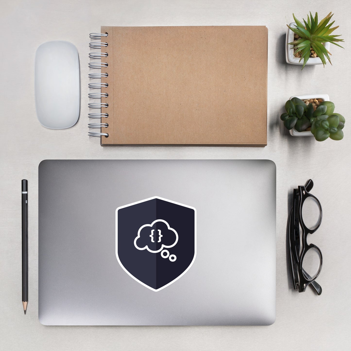 Dreams of Code Shield Sticker