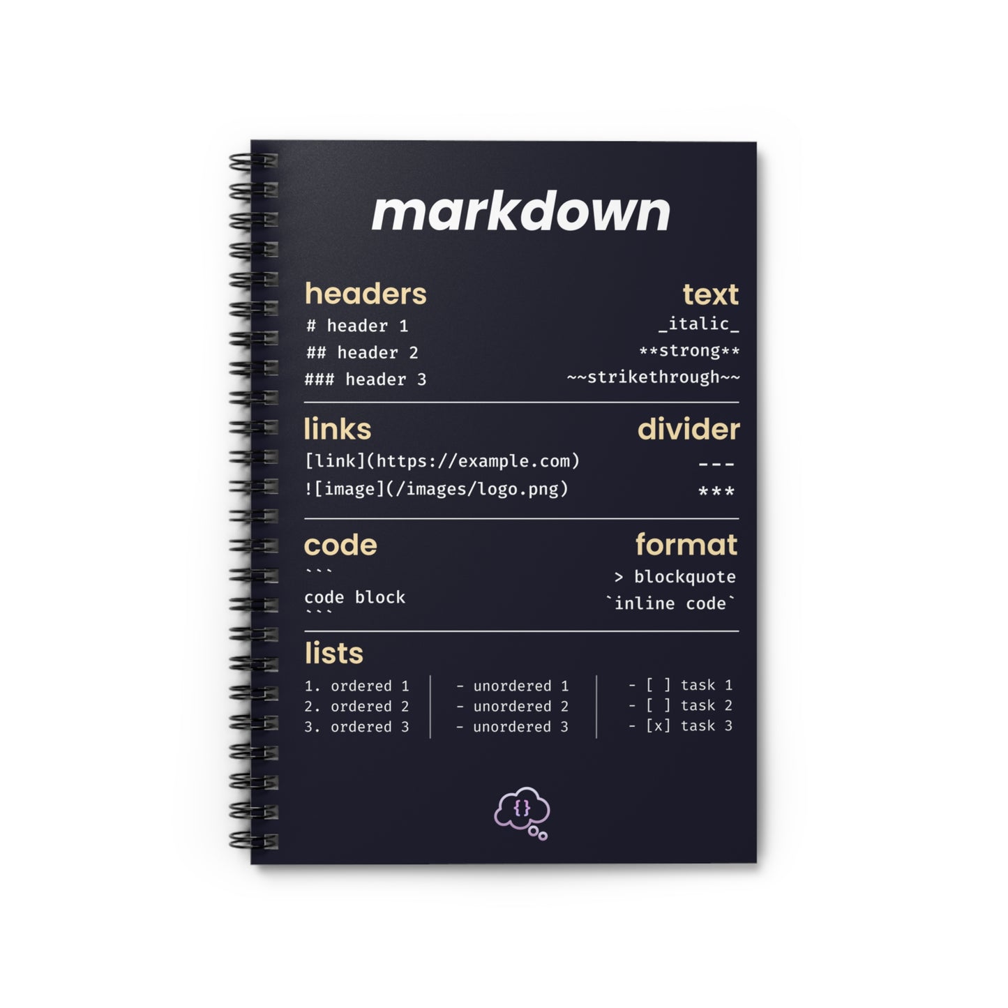 Cheatsheet Notebook - Markdown