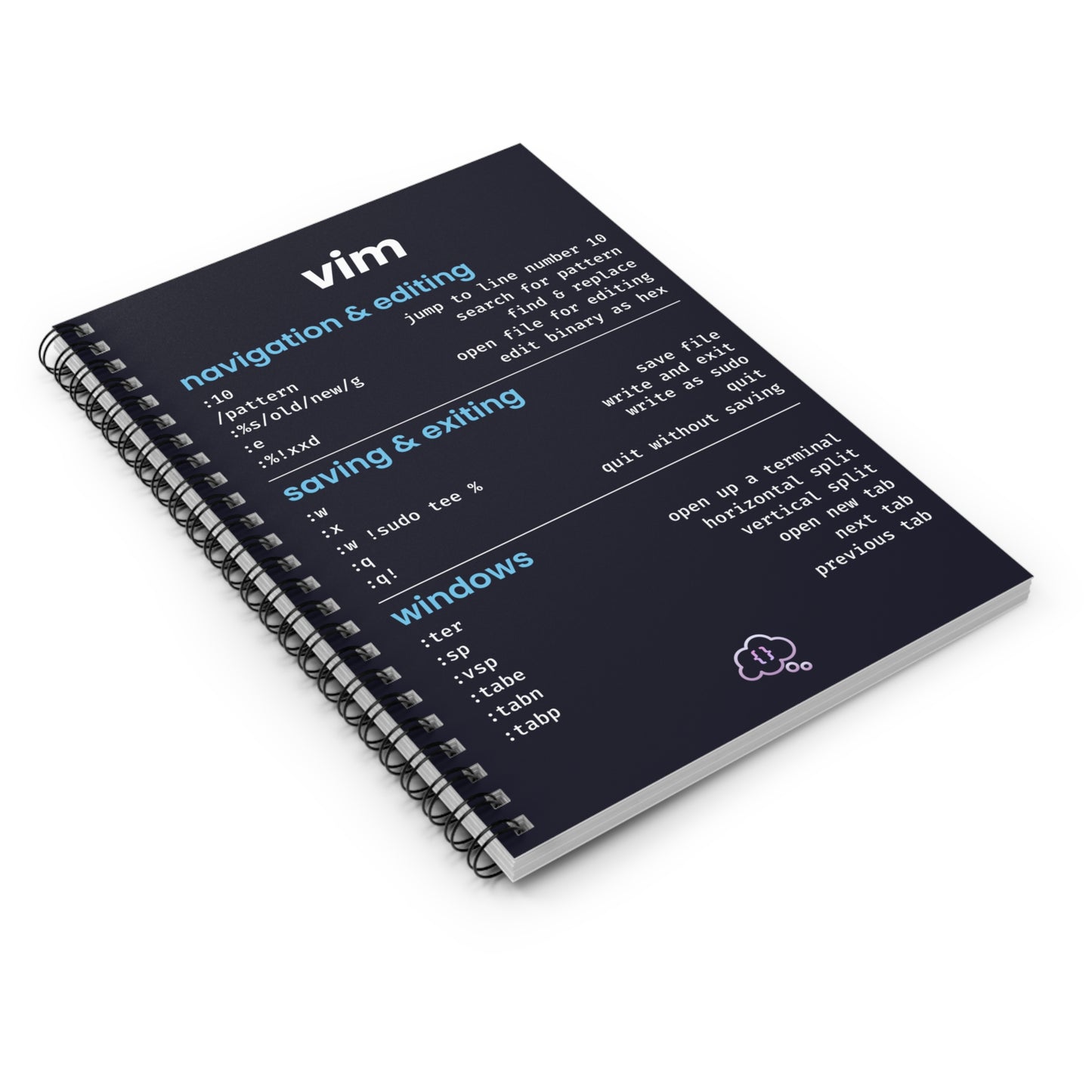 Cheatsheet Notebook - VIM