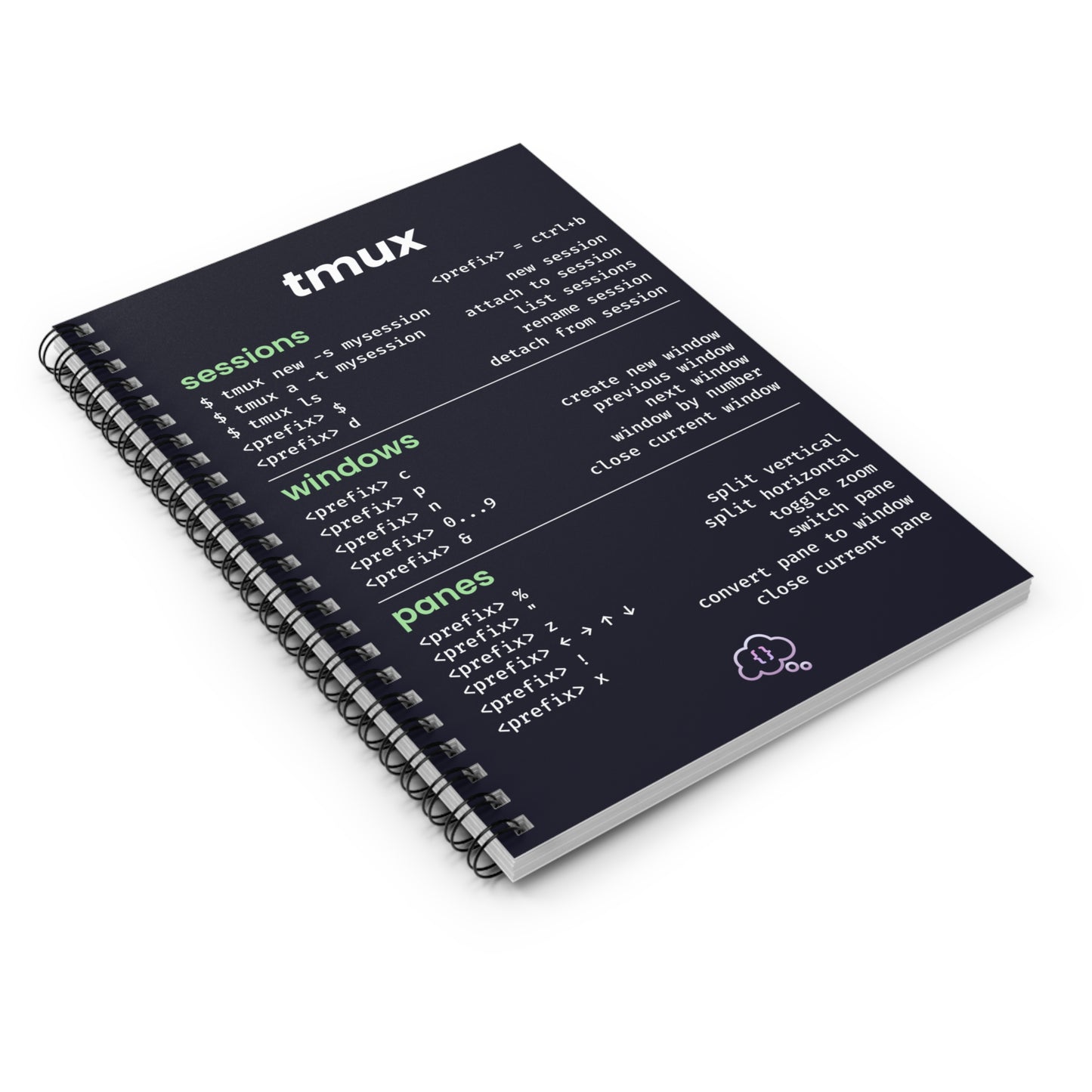 Cheatsheet Notebook - Tmux